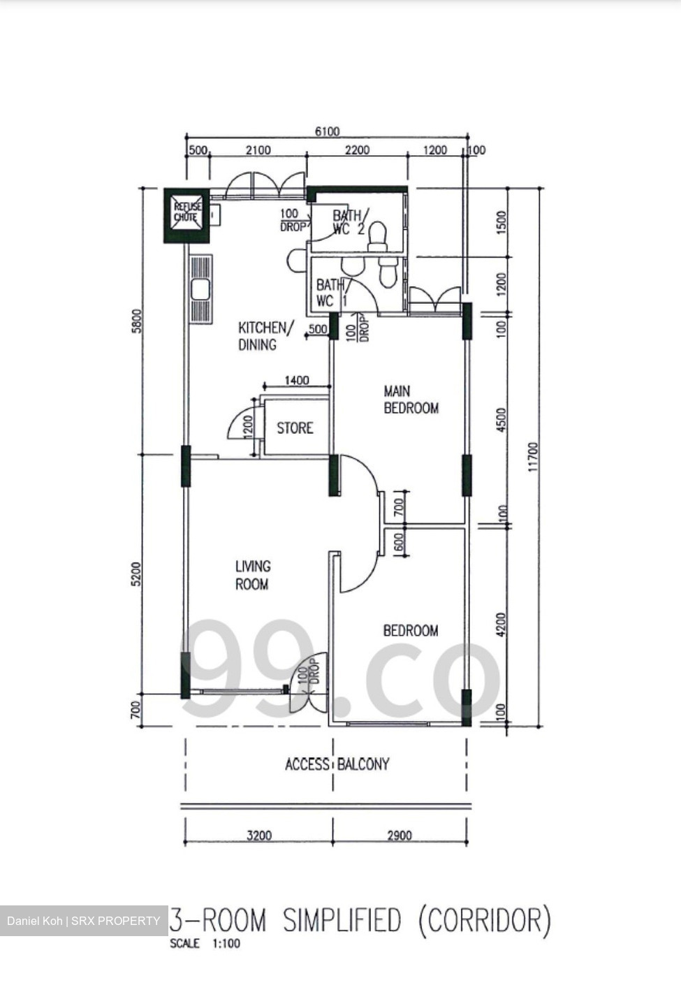 Blk 263 Yishun Street 22 (Yishun), HDB 3 Rooms #613904561